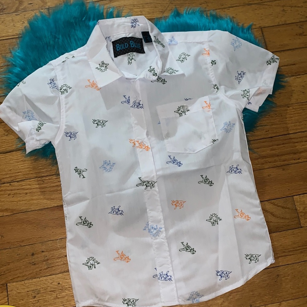 Kids button up short sleeve shirt
